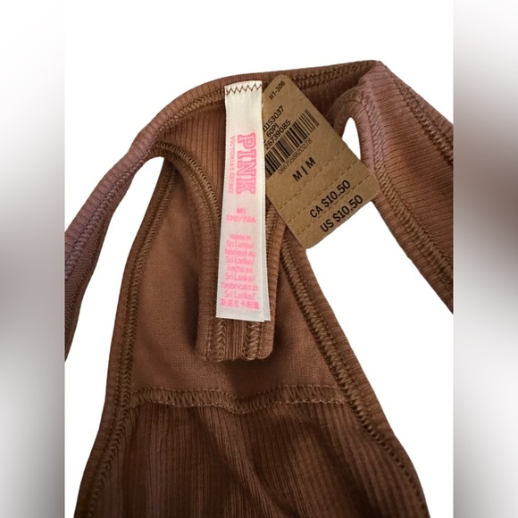 NWT Victoria’s Secrets Pink Adorable Gingerbread Man V Cut Thong - Picture 5 of 7